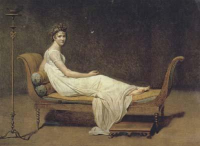 Jacques-Louis David Portrait of Juliette Recamier (mk02) oil painting picture